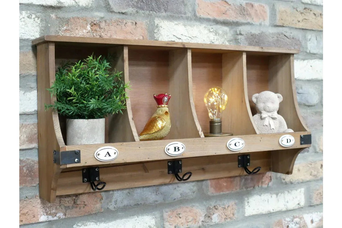 Wall Unit With Hooks