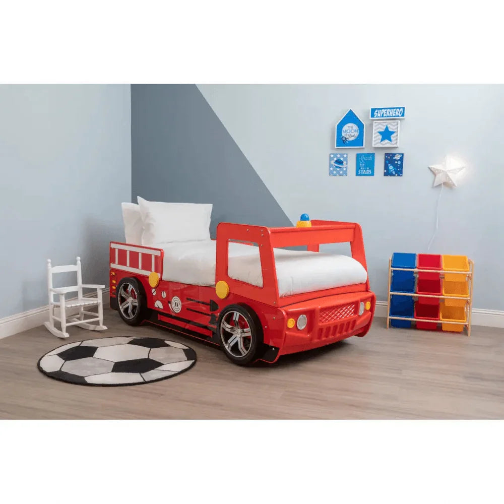 Brayden Red Fire Engine Bed