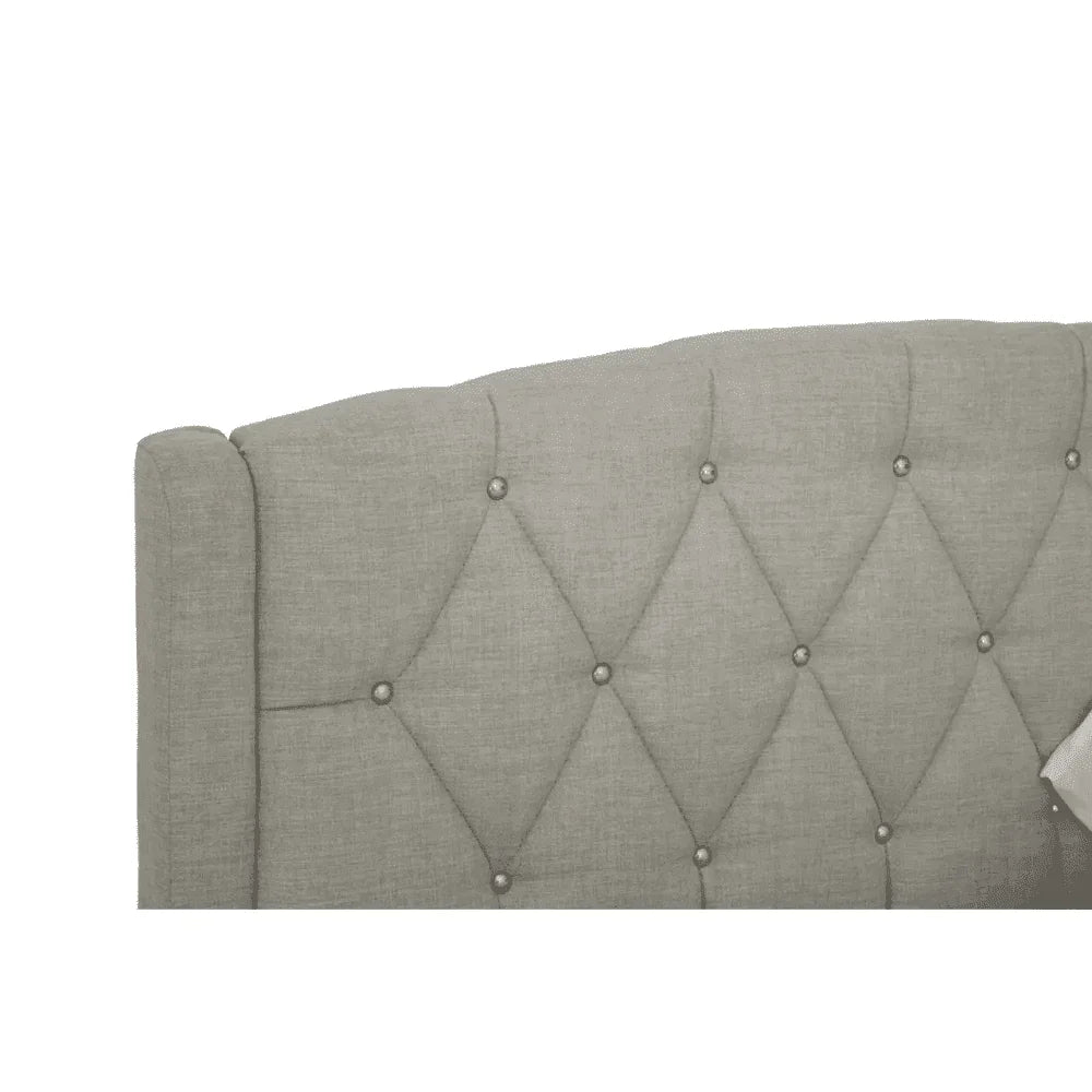 Serena Light Grey Double Bed