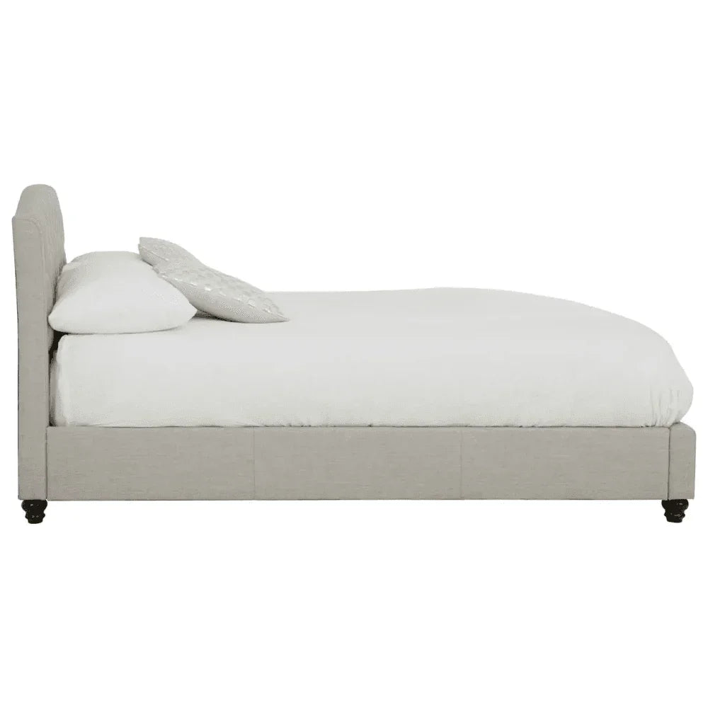 Serena Light Grey Double Bed