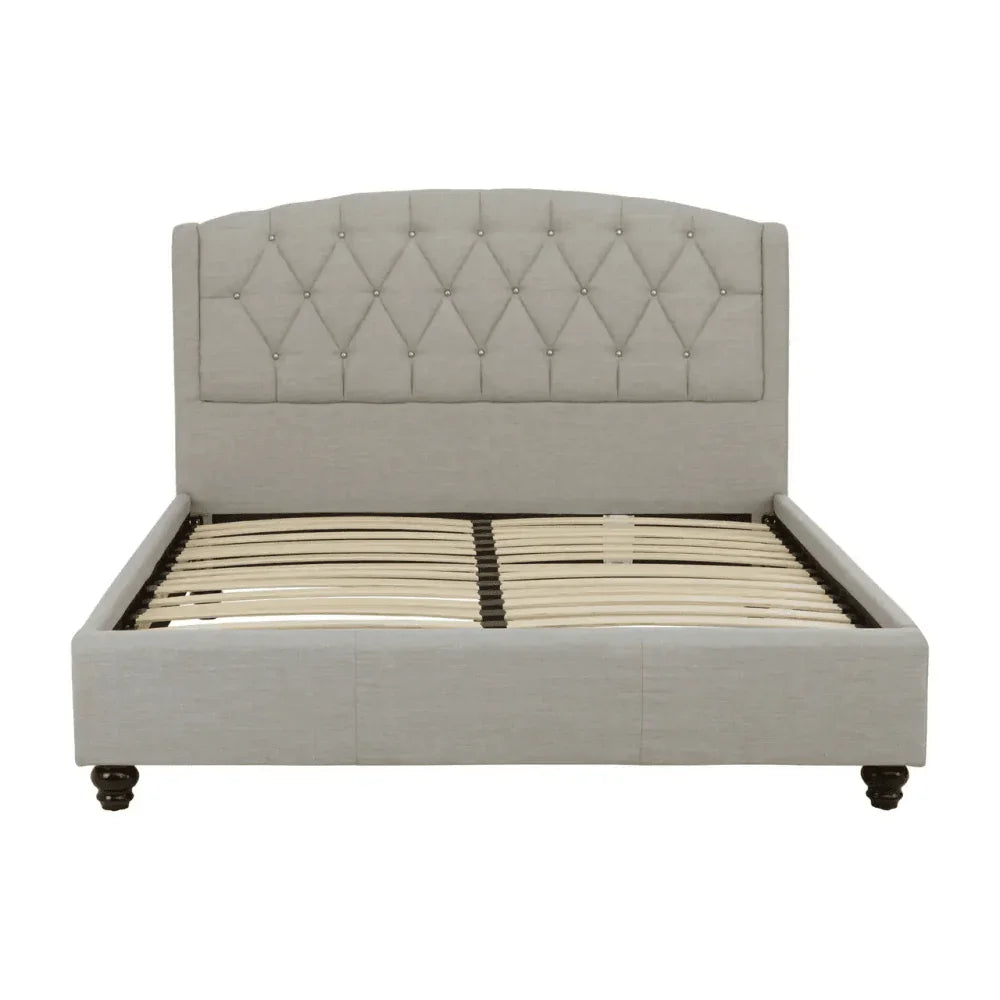 Serena Light Grey Double Bed