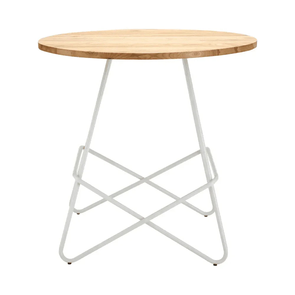 Diston White Round Table
