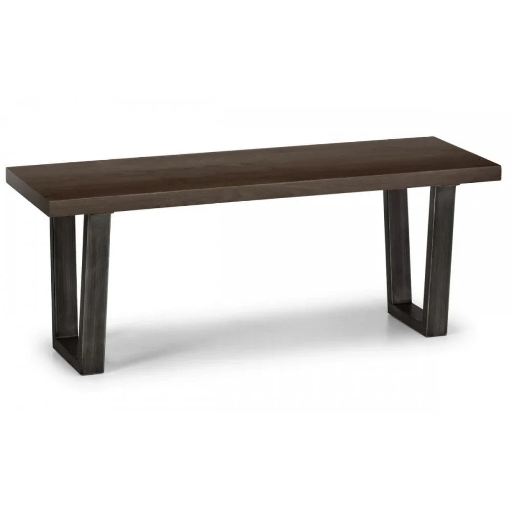 Brooklyn Bench - Dark Oak