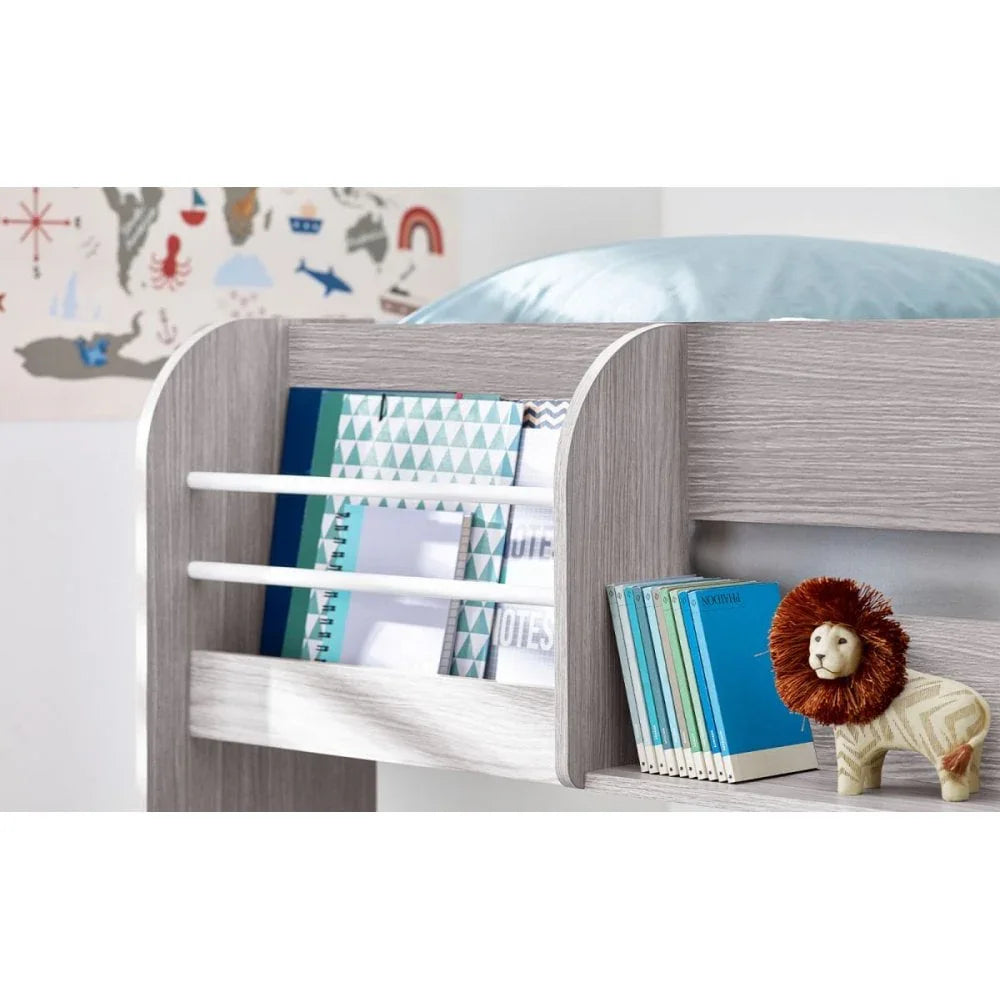Mars Bunk & Underbed Charcoal & White