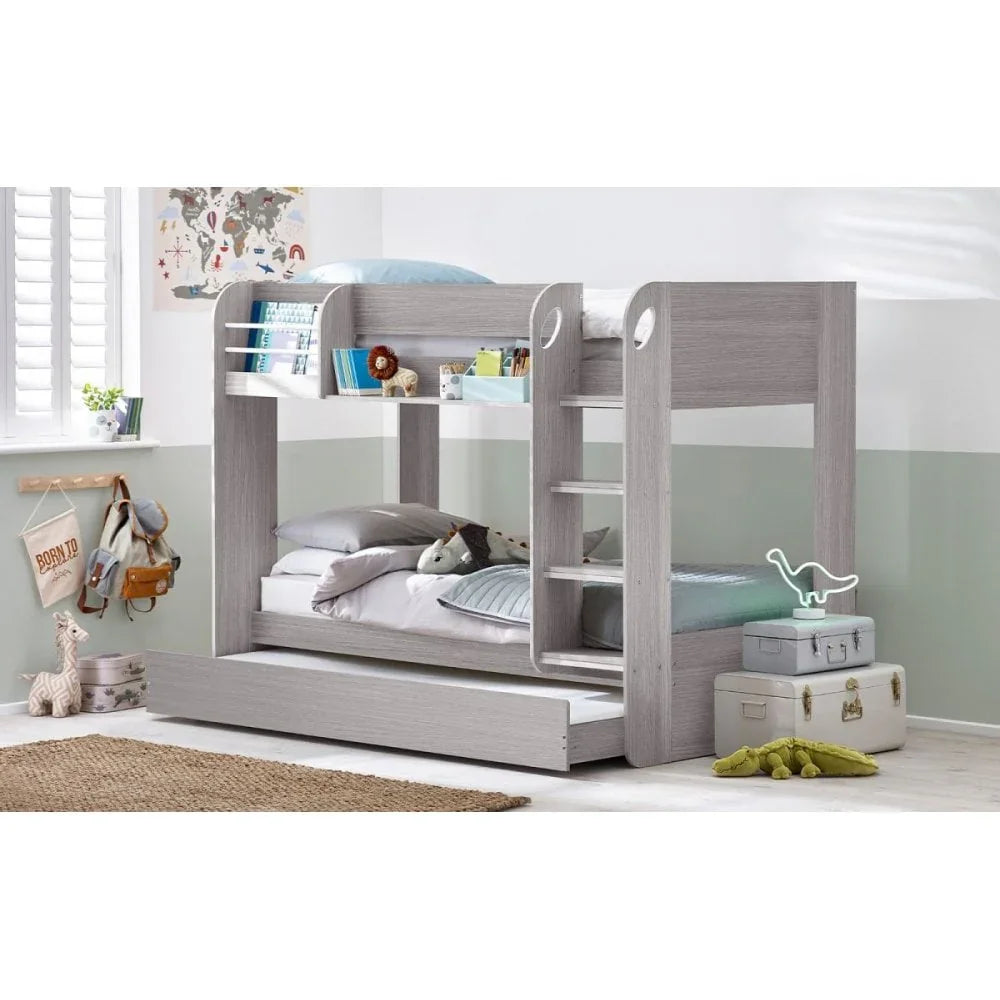 Mars Bunk & Underbed Charcoal & White