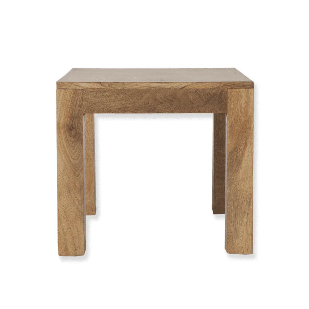 Cube Mango Lamp Table