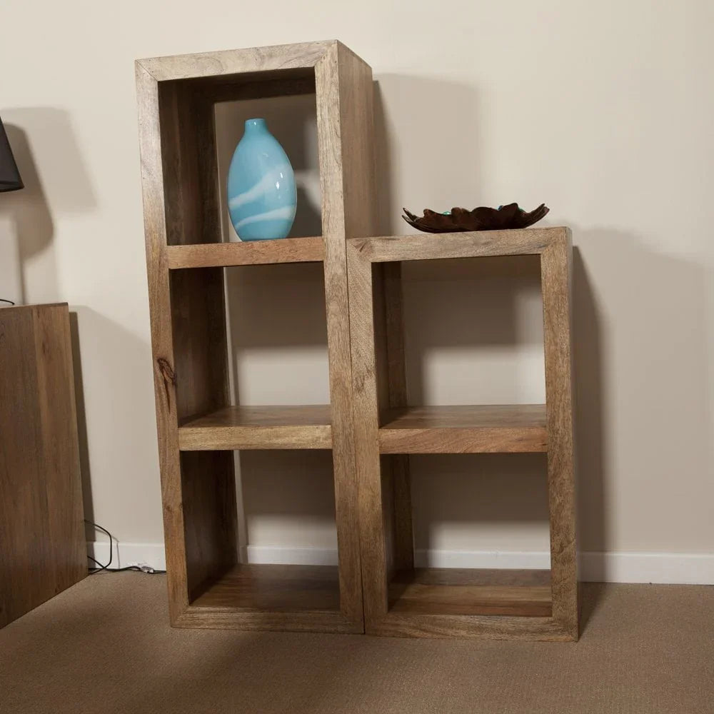 Cube Mango Lamp Table
