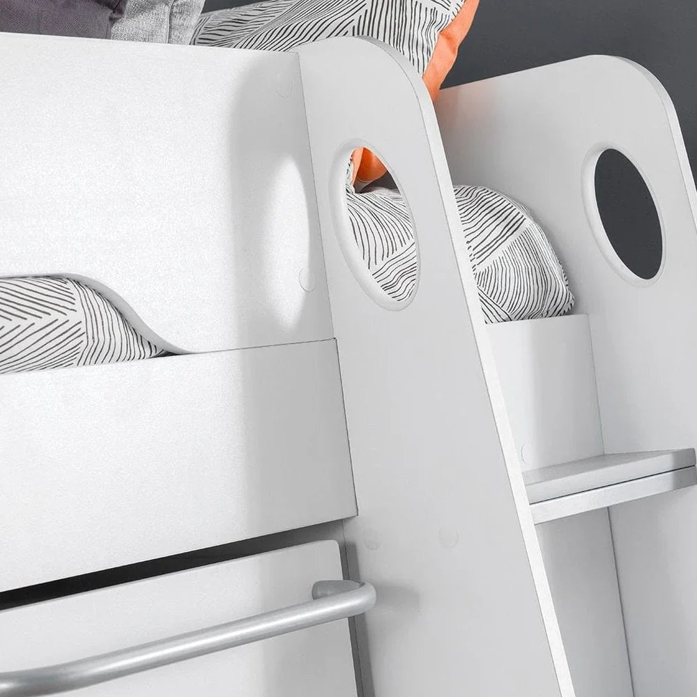 Pegasus Highsleeper White / Silver