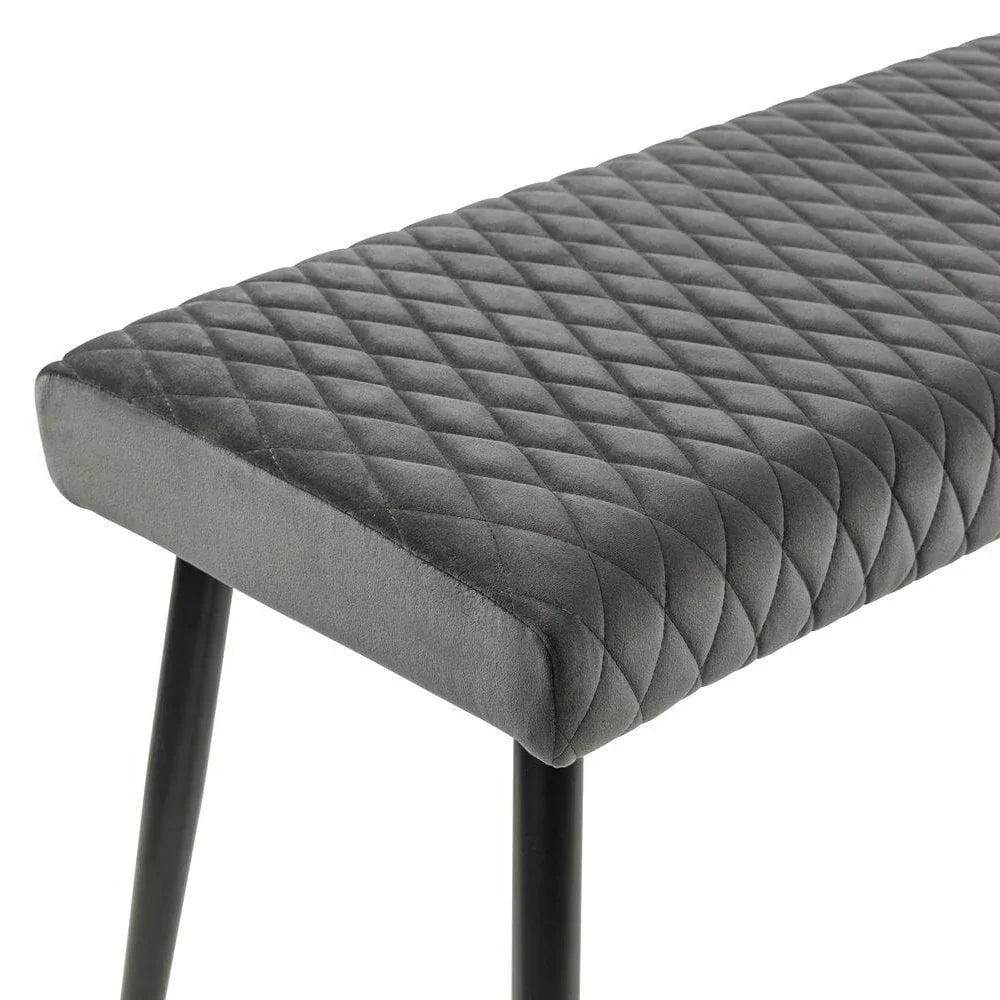 Luxe Low Bench - Grey