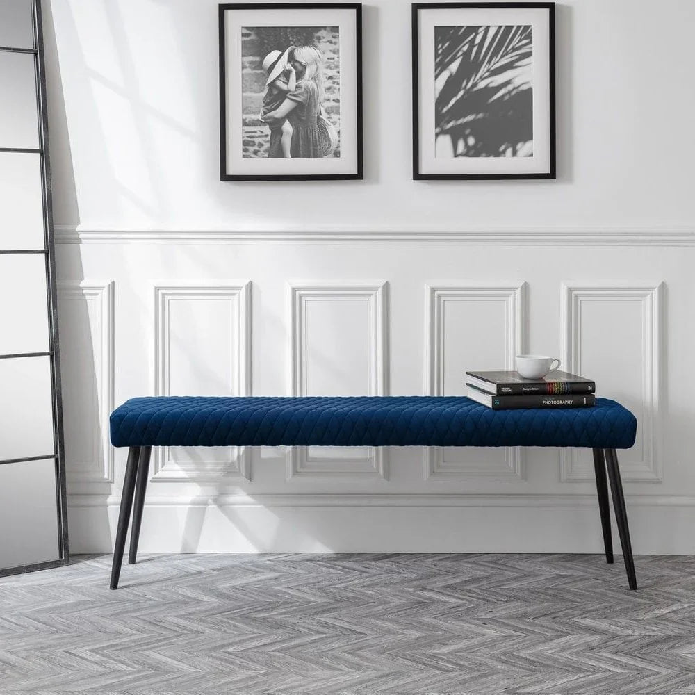 Luxe Low Bench - Blue