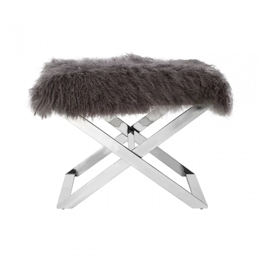 Coris Sheepskin Stool