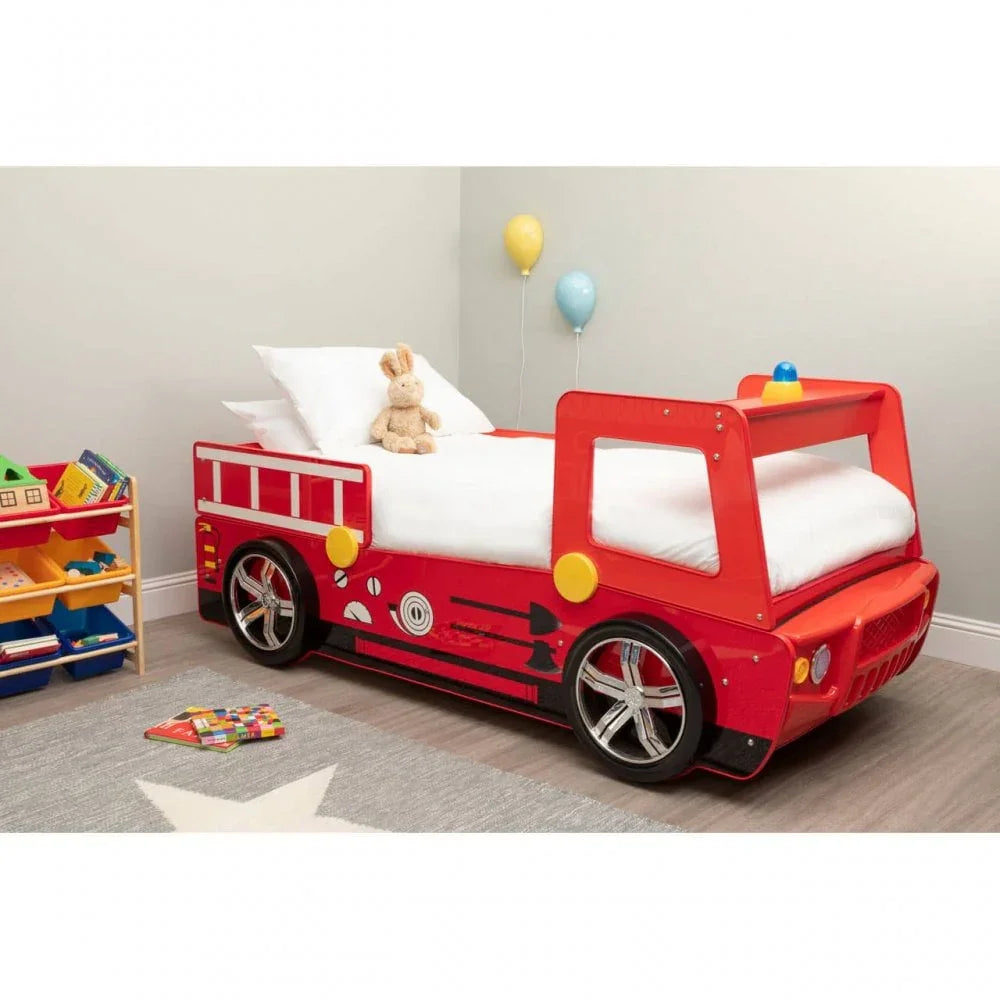 Brayden Red Fire Engine Bed