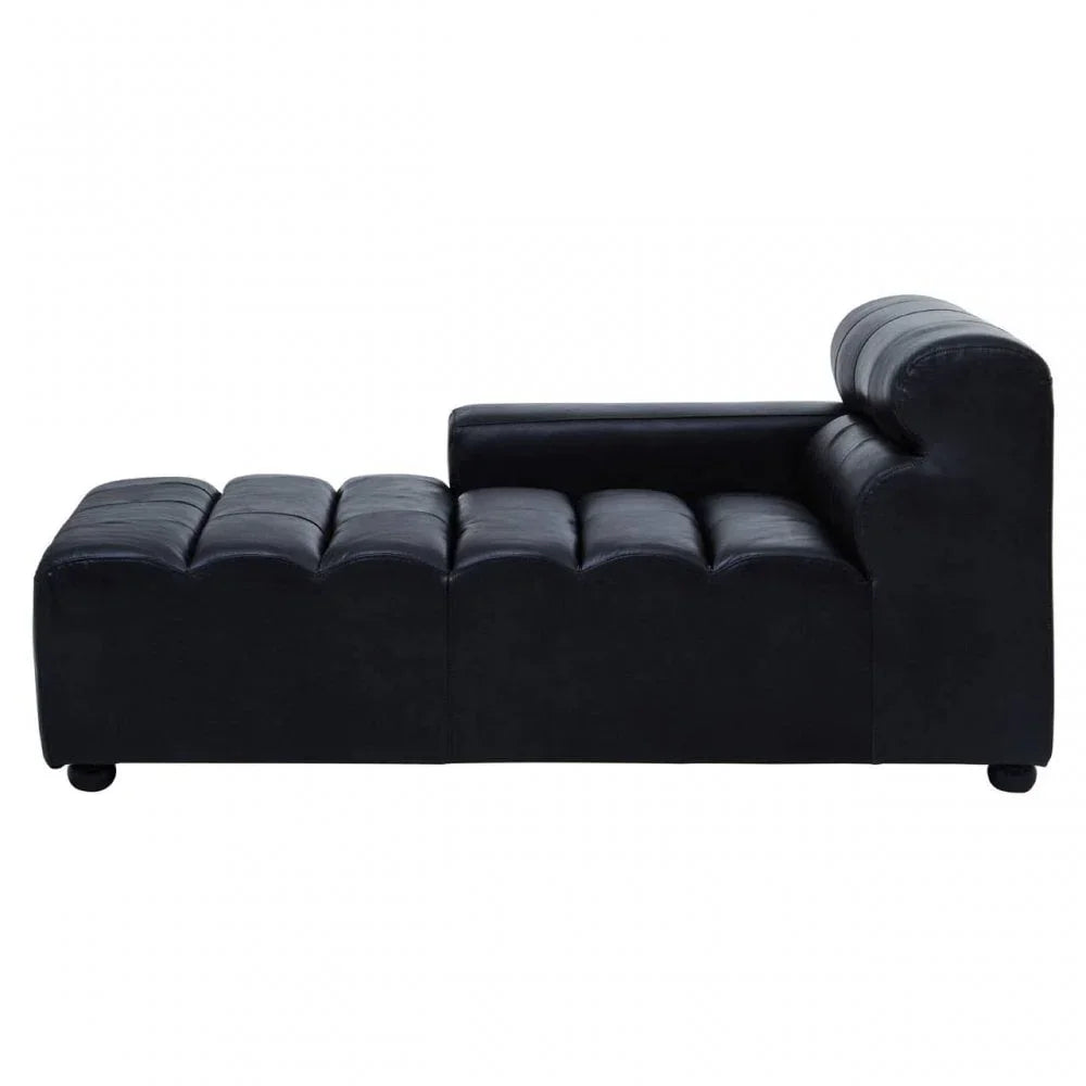 Hudson Right Arm Leather Chaise Sofa
