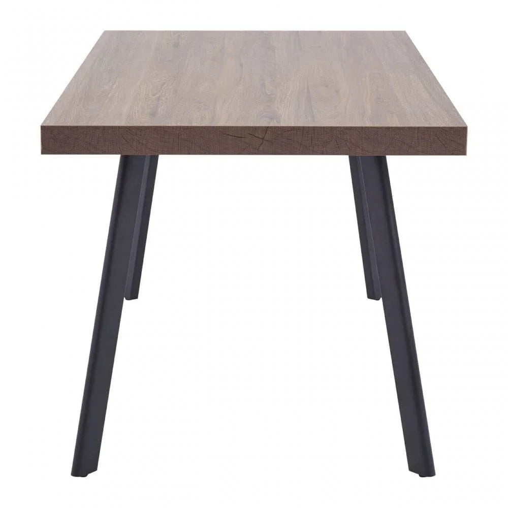 Buy modern wooden dining table online, contemporary kitchen furniture, metal legs, home decor
