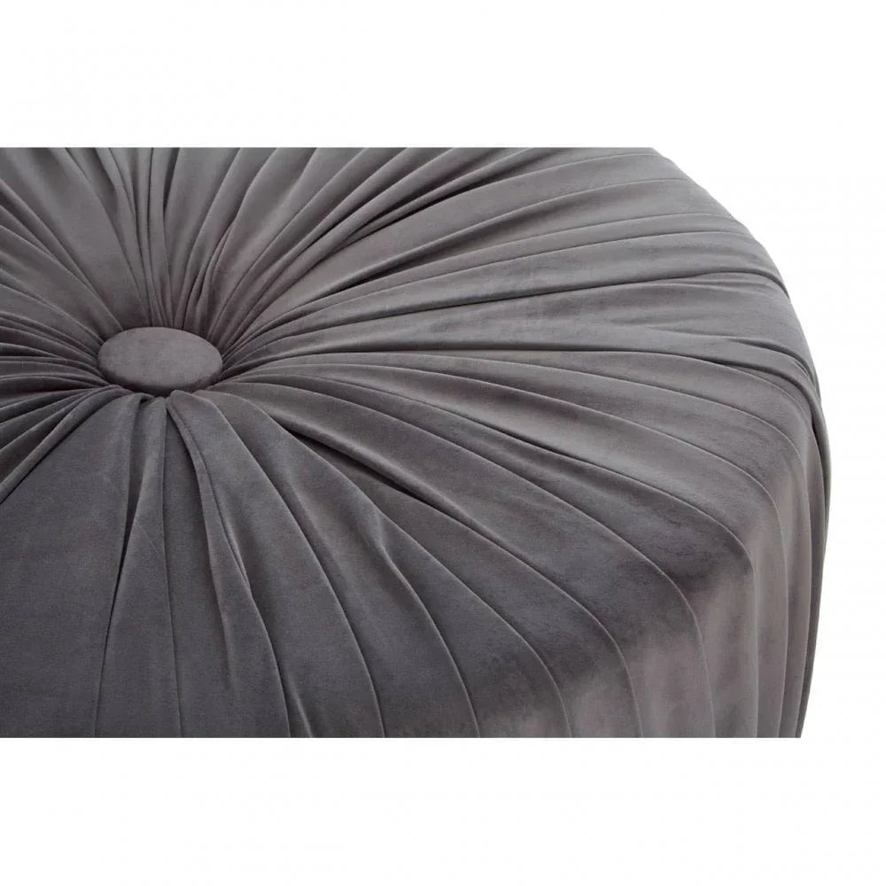 Cassia Grey Footstool