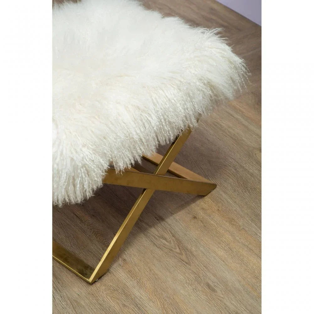 Coris Sheepskin Stool