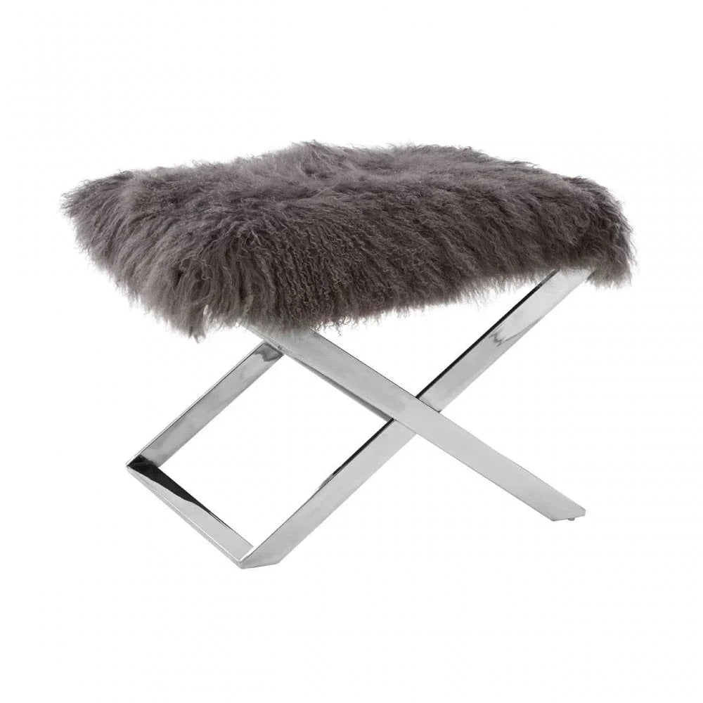 Coris Sheepskin Stool