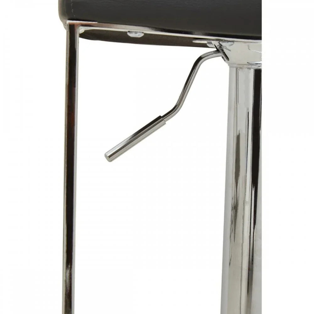 Elara Dark Grey And Square Base Bar Stool