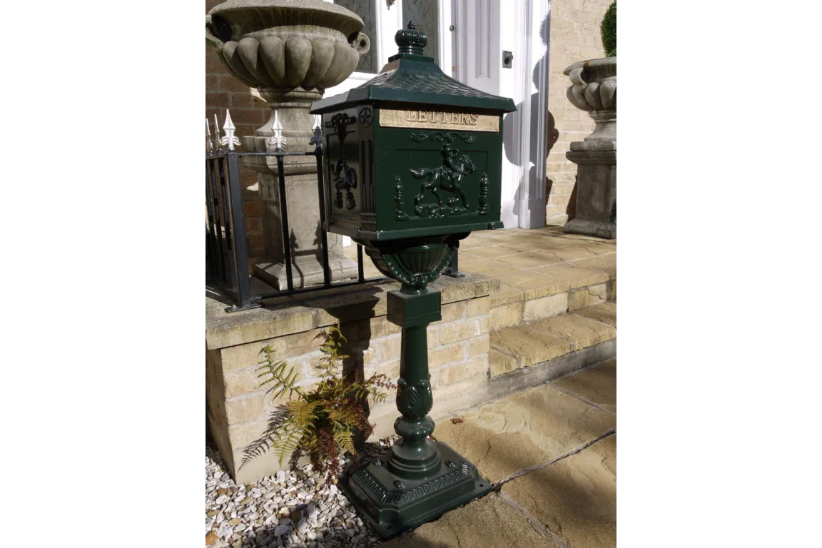 Aluminium Post Box Green - 192