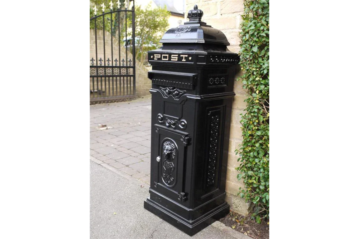 Aluminium Mail Box Black - 194