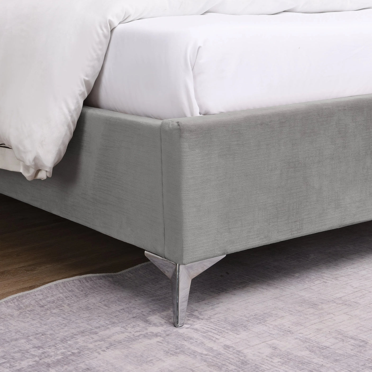 Mayo Bed Grey - Mayo Grey Bed 4ft 6 W 157.5 X H 135 X L 209 - Mayo Bed Grey