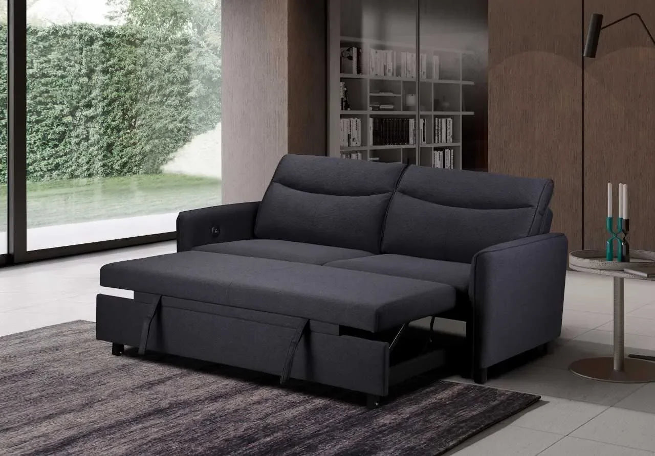 Sheila Dark Grey Sofabed (Eclipse) - Sheila Dark Grey Sofabed (Eclipse)