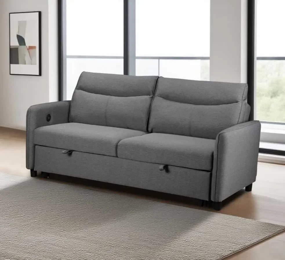 Sheila Light Grey Sofabed (Pepper) - Sheila Light Grey Sofabed (Pepper)