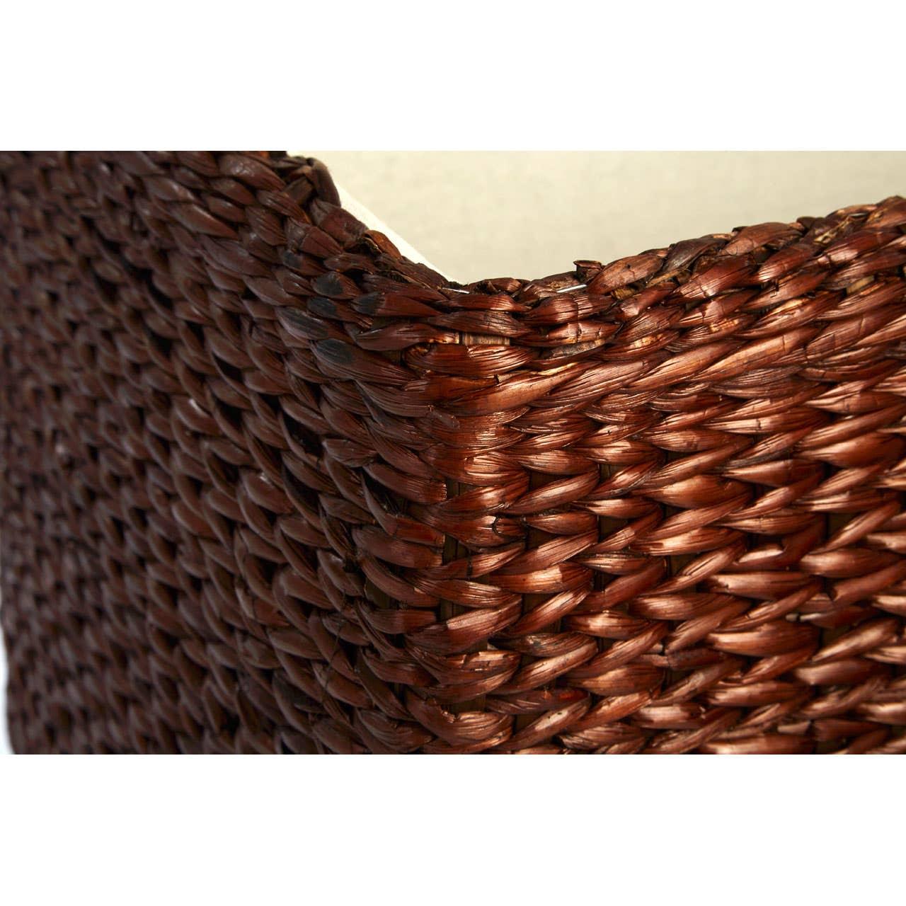 Cattail Weave Storage Ottomans