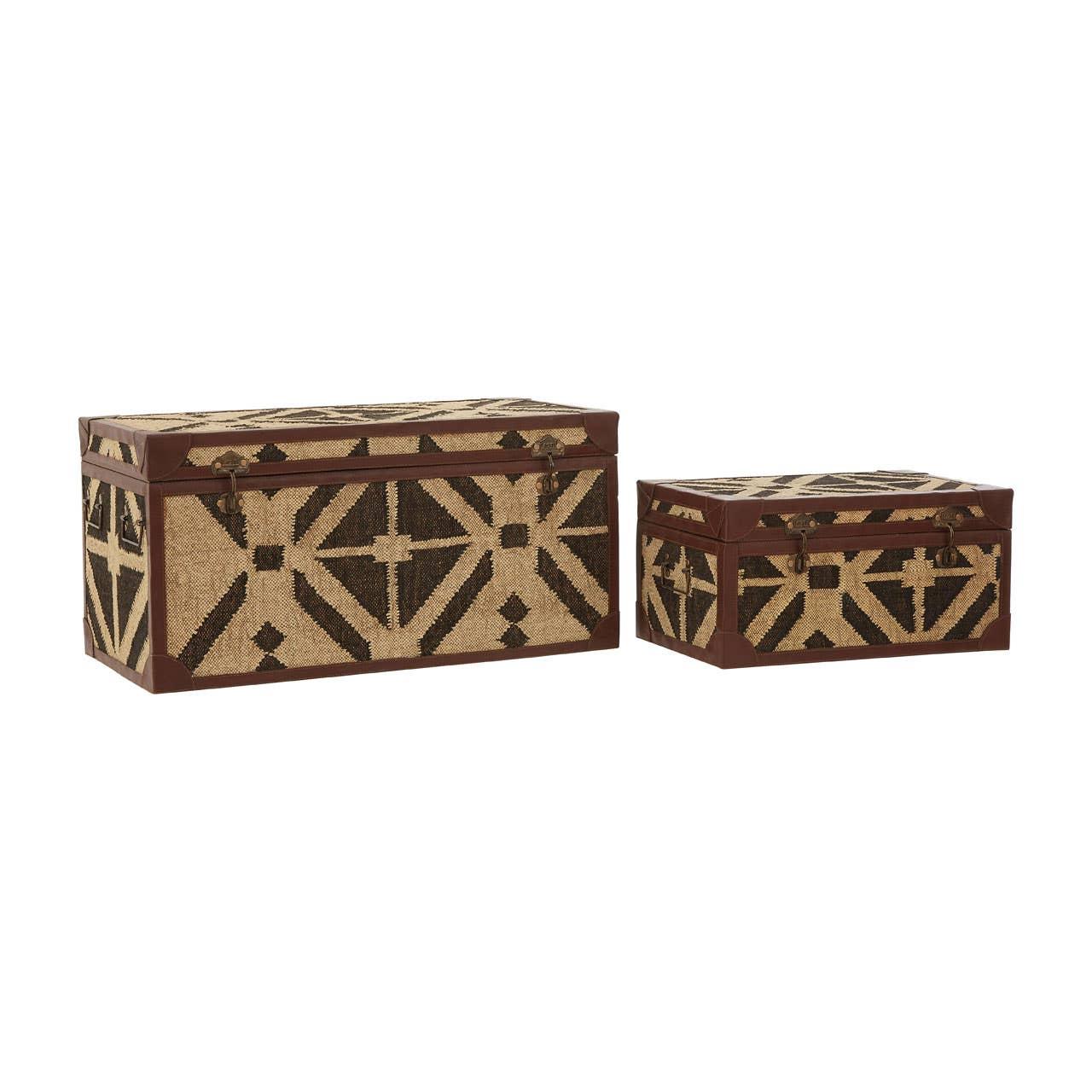 Aztec Iron Trunk Set