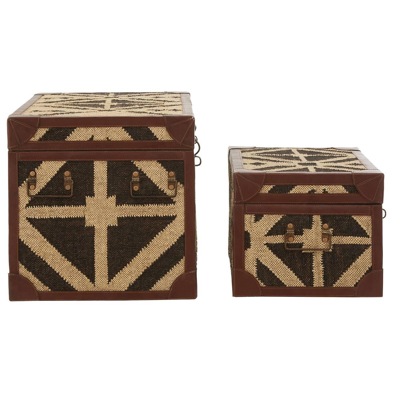 Aztec Iron Trunk Set