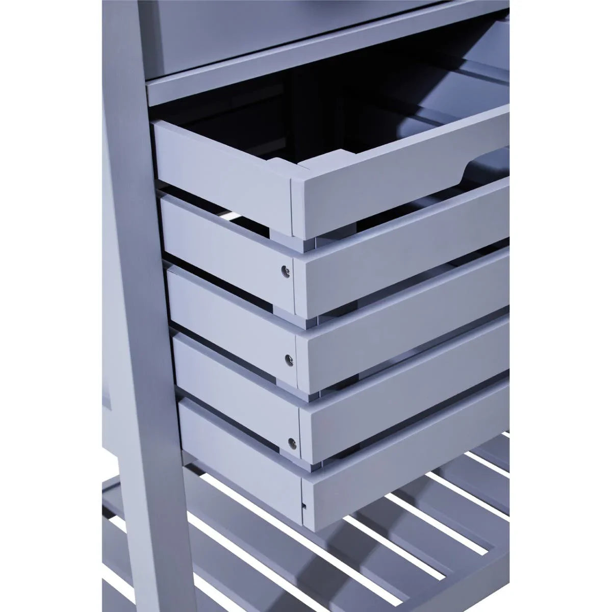 Sleek Storage Kitchen Trolley