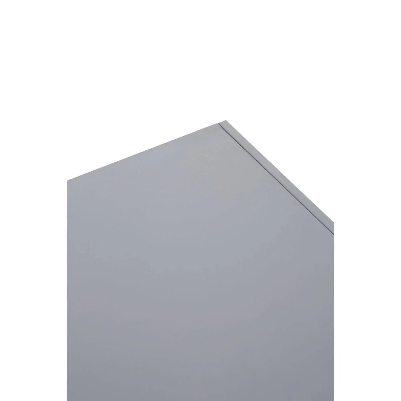 Grey Metal Square Side Table