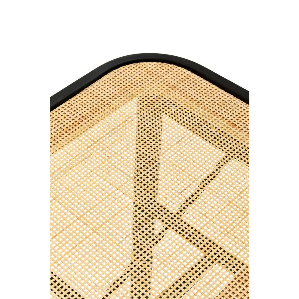 Modern Rattan Metal Bench