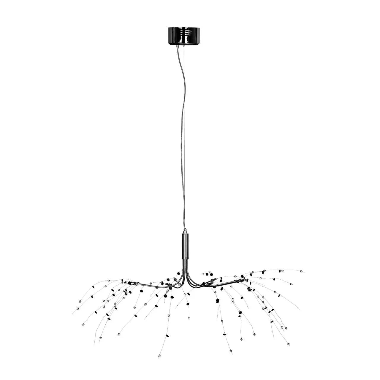 Sleek Adjustable Crystal Ceiling Light