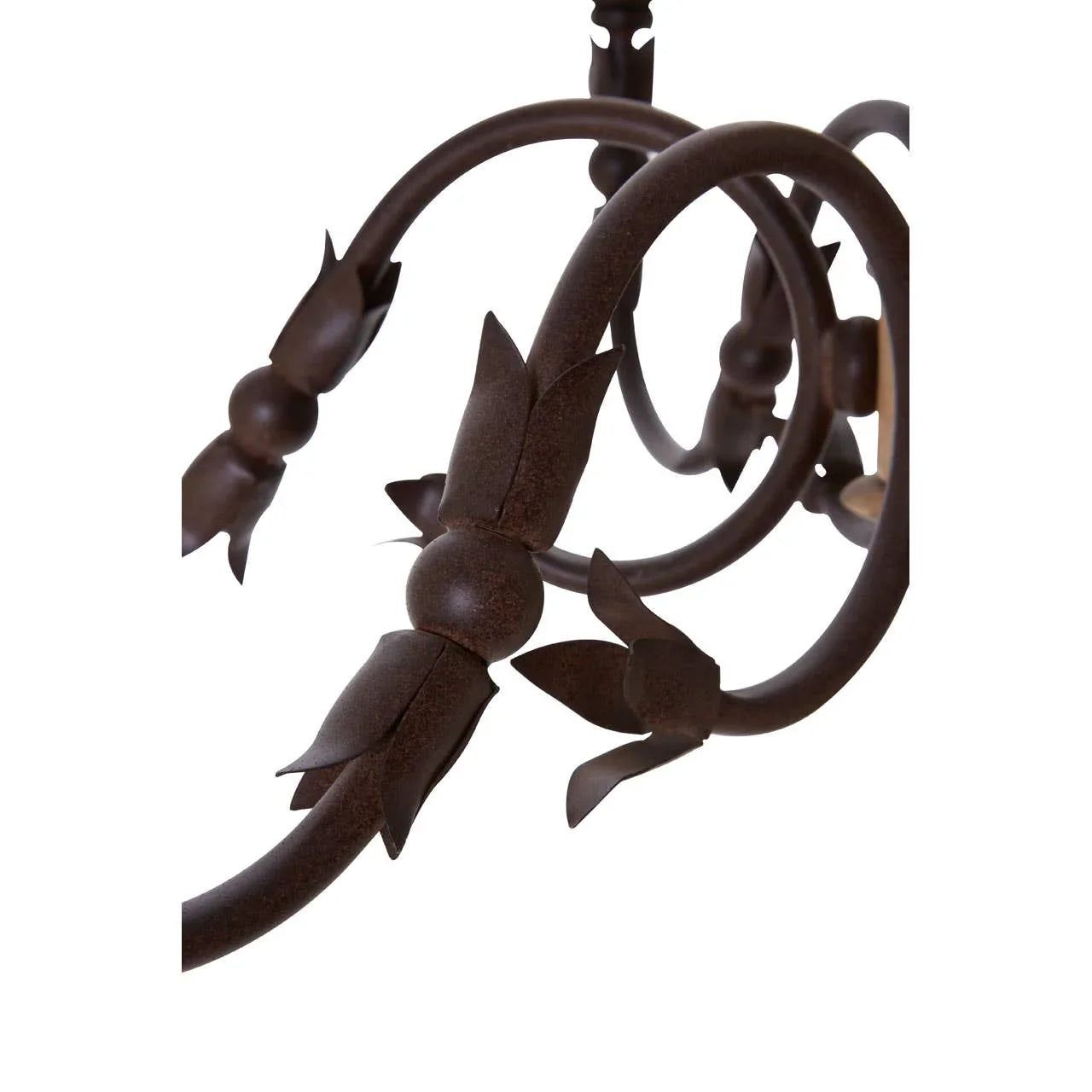 Rustic Candle Chandelier Fixture