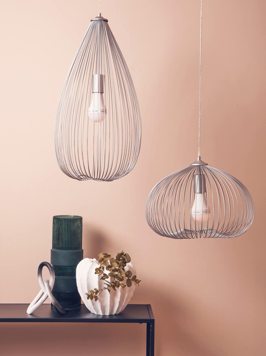 Geometric Wire Pendant Light