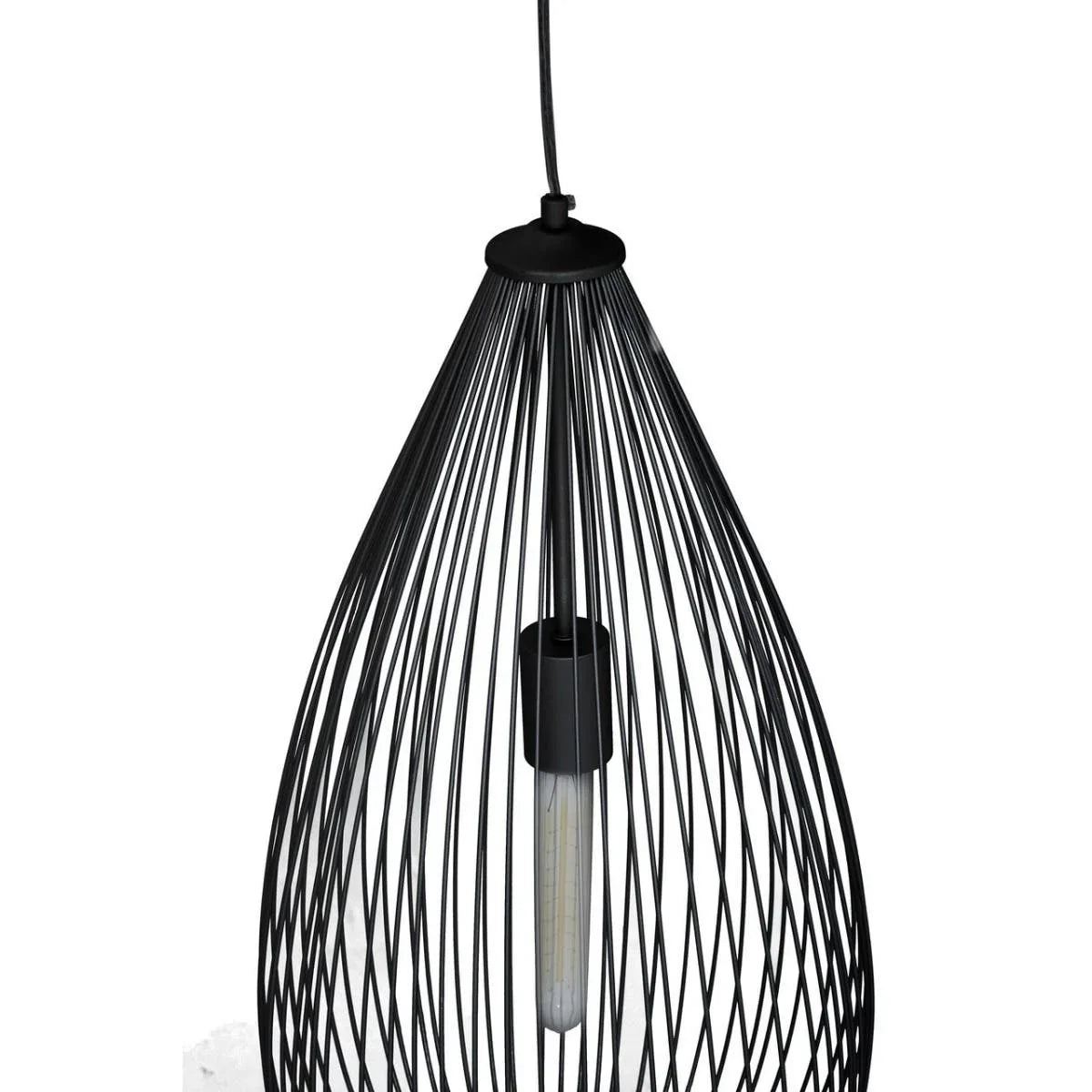 Sleek Teardrop Pendant Light