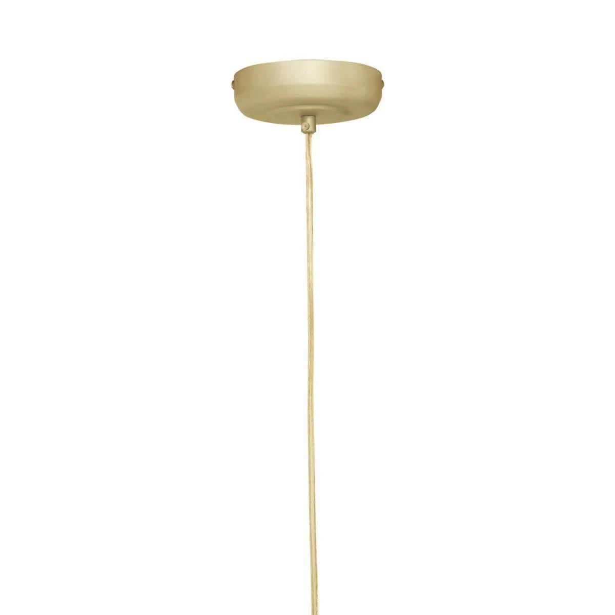 Modern Gold Wire Pendant Light