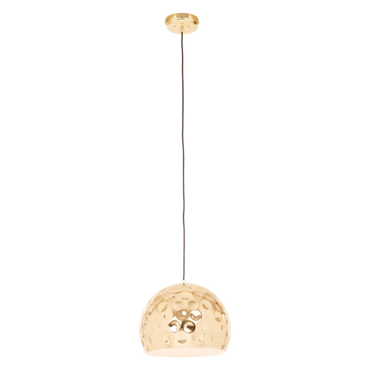 Luxe Hammered Dome Pendant Light