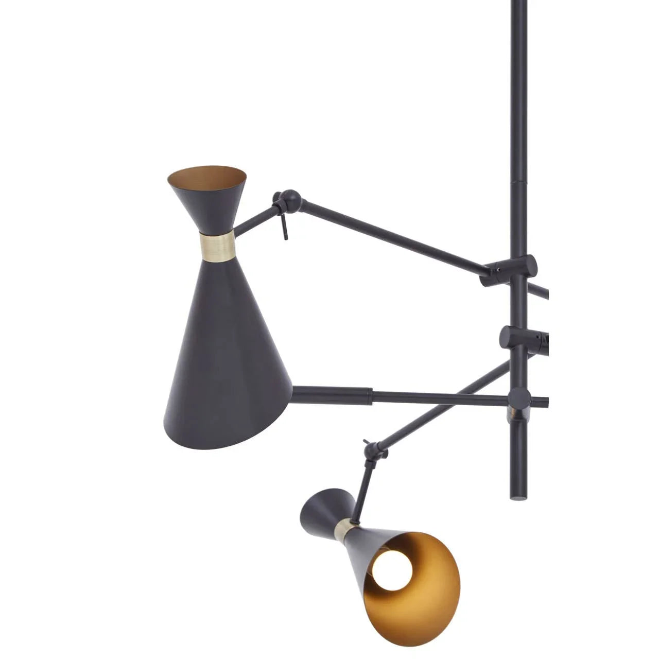 Tri-Shade Metallic Pendant Light