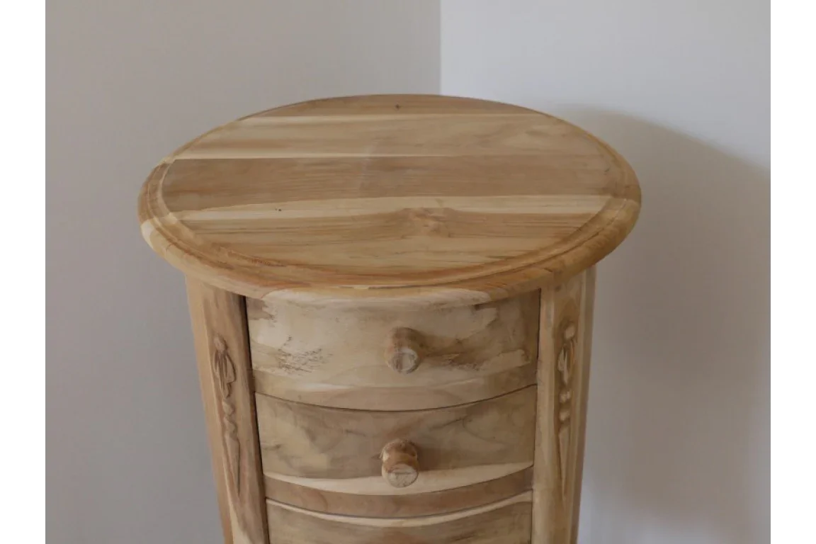 Bedside (Round/Unfinished) - 3144