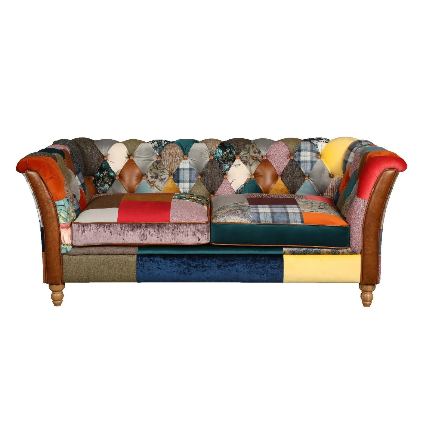 Rutland Harlequin Patchwork 2 Seater