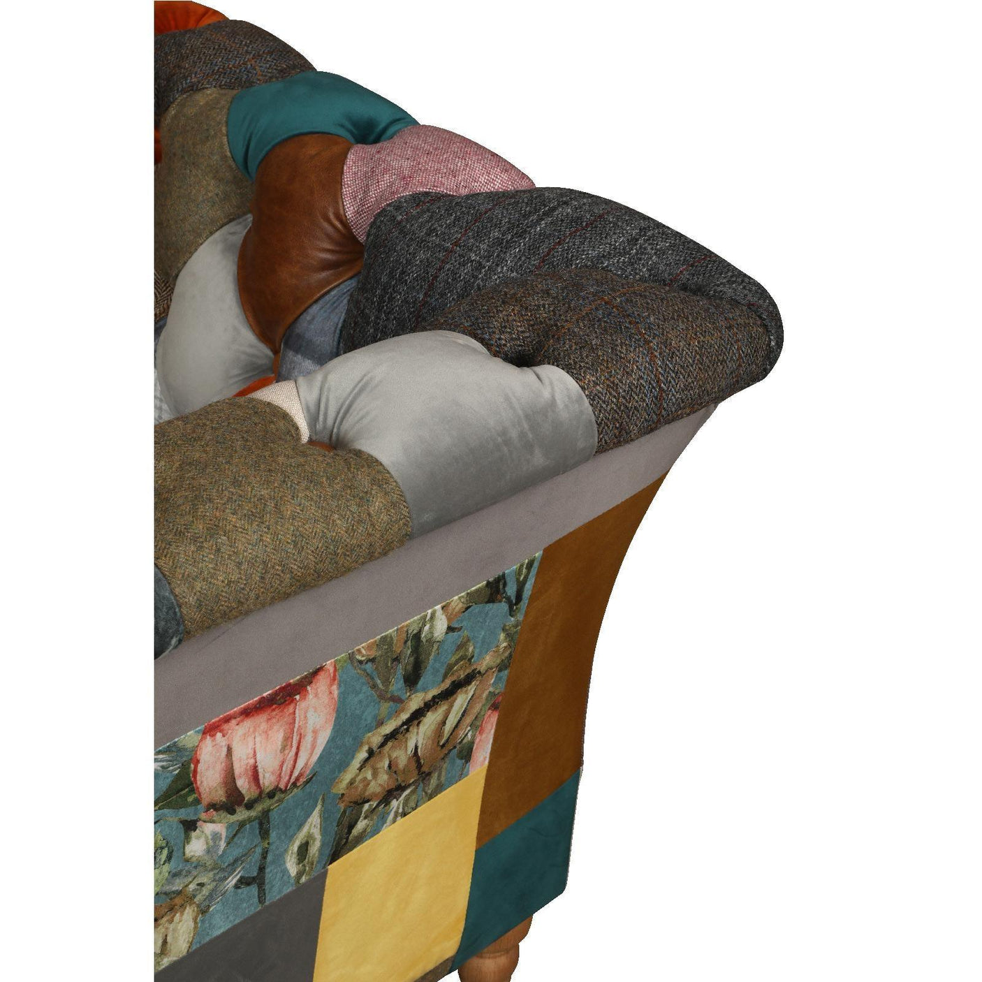 Rutland Harlequin Patchwork 2 Seater