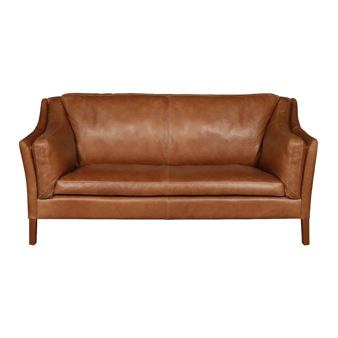 Malone Compact 2 Seater - Tan Leather