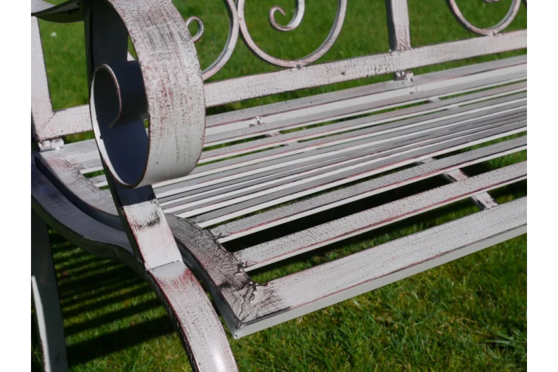Antique Grey Bench - 4844