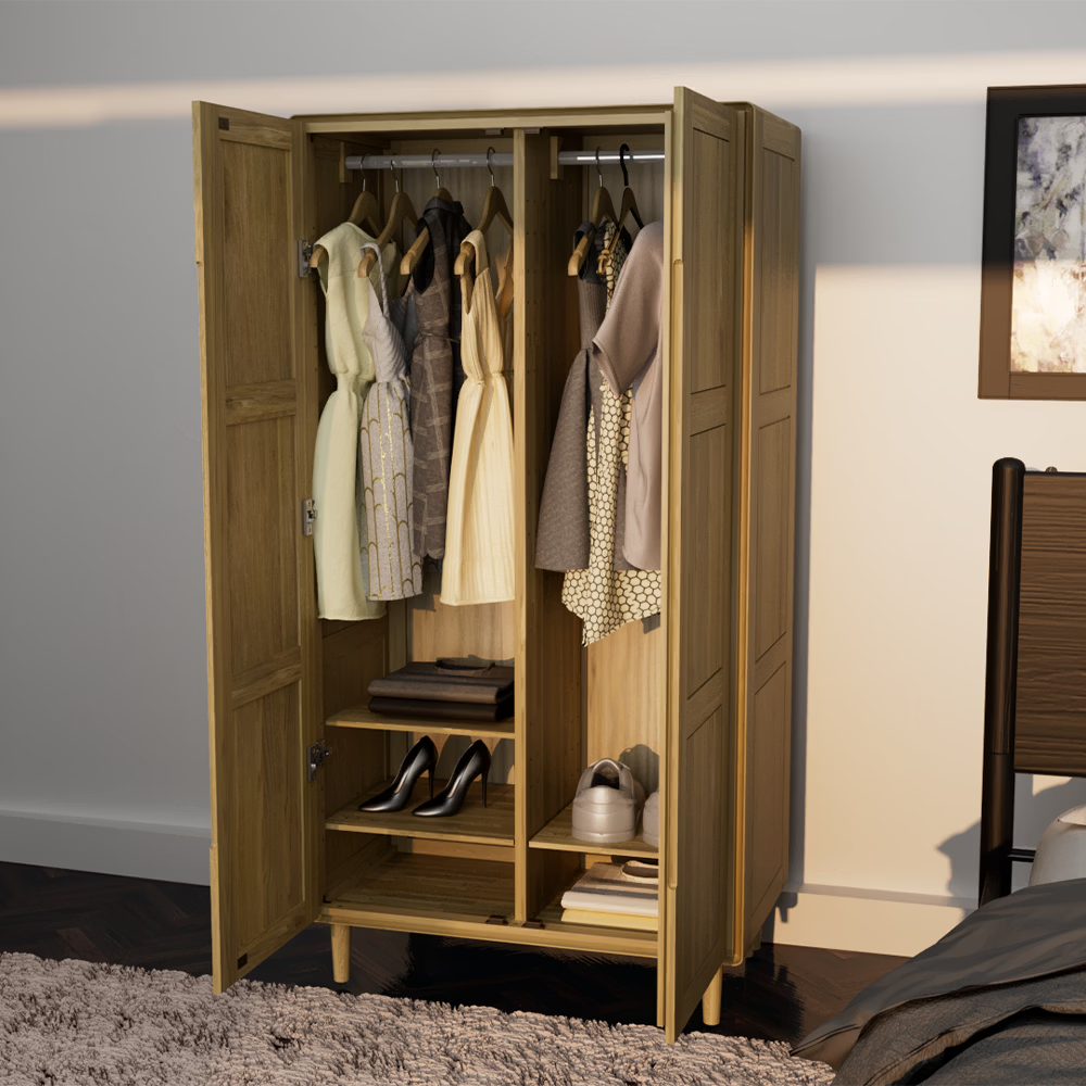 Scandic wardrobe - configurable layout