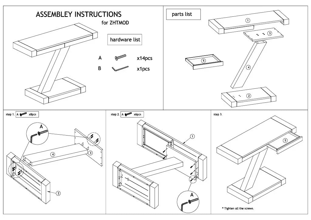 Z Modern Console Unit