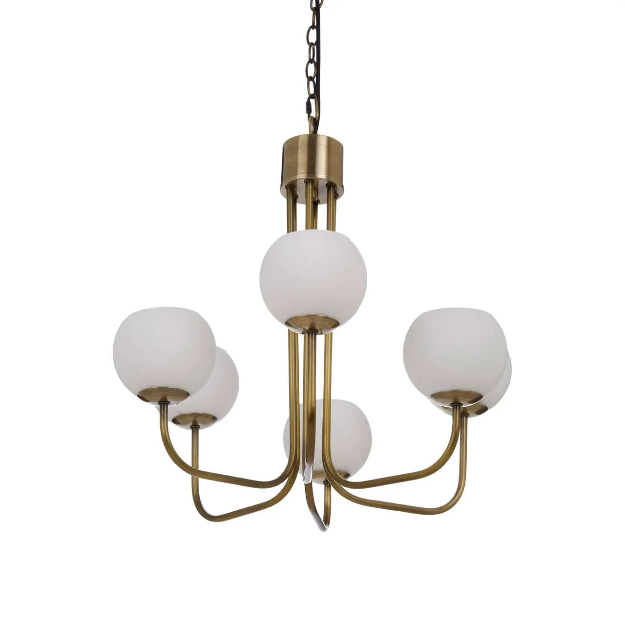 Luxe Brass Chandelier