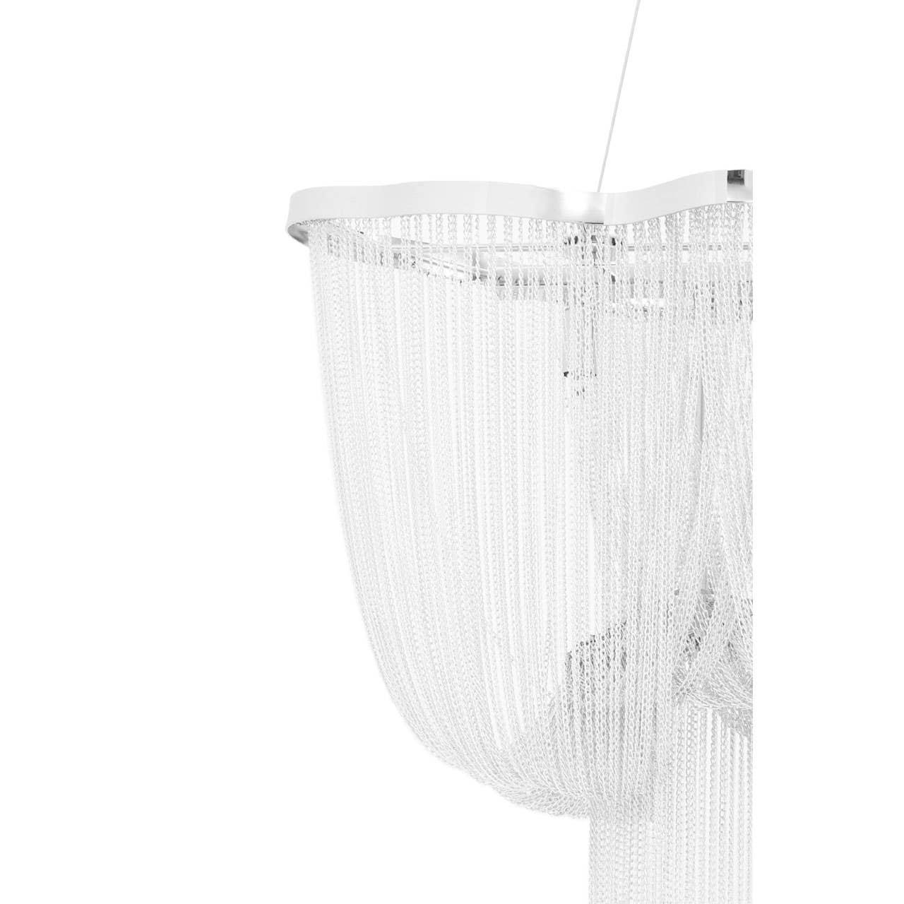 Luxe Chrome Chain Pendant