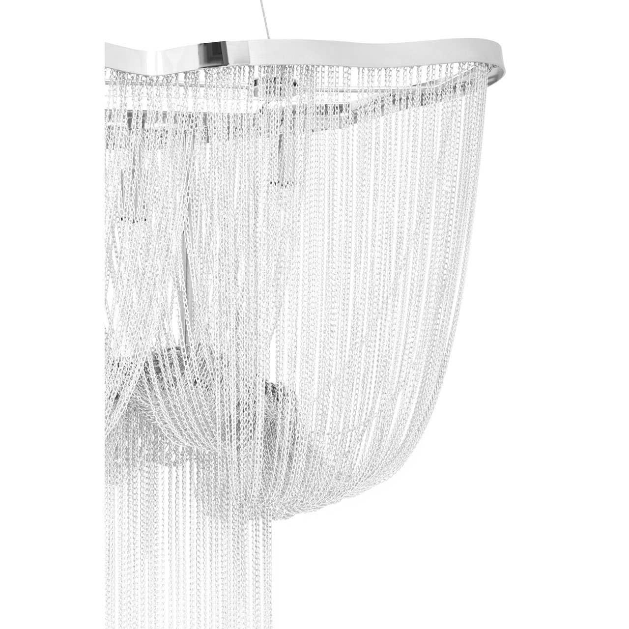 Luxe Chrome Chain Pendant